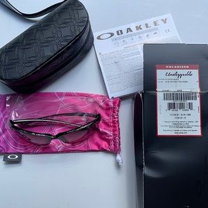 Oakley rose gradient polarized sunglasses